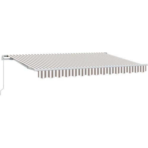 Skrovita tenda Svijetlo siva i bijela. 3,5 x 2 m tkanina Cijene