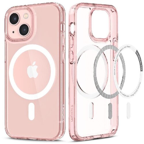 Apple Ovitek Spigen Ultra Hybrid MagSafe White iPhone 13 MINI Rose Crystal Cene