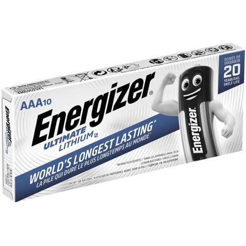 Energizer Micro baterija (AAA) litijeva Ultimate Industrial LR03 1.5 V 10 kosov, (20476109) Cene