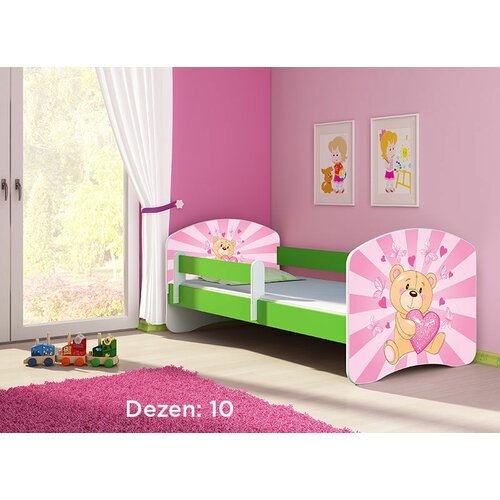 ACMA dečiji krevet II 140x70 + dušek 6 cm GREEN10 Slike