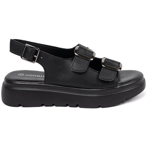 GOODIN Black classic platform sandals Cijene