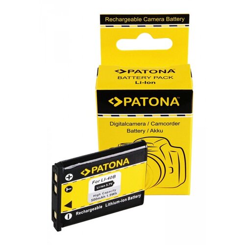 Patona Battery Li40B Li42B Li-40B Li-42B f OLYMPUS IR-300 FE-5500 Slike