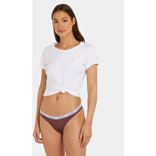 Calvin Klein Underwear Braziljske spodnje hlačke 000QD5049E Vijolična