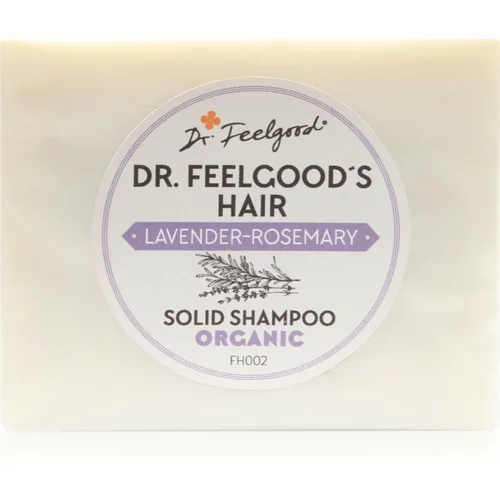 Dr. Feelgood Lavender & Rosemary organski trdi šampon 100 g