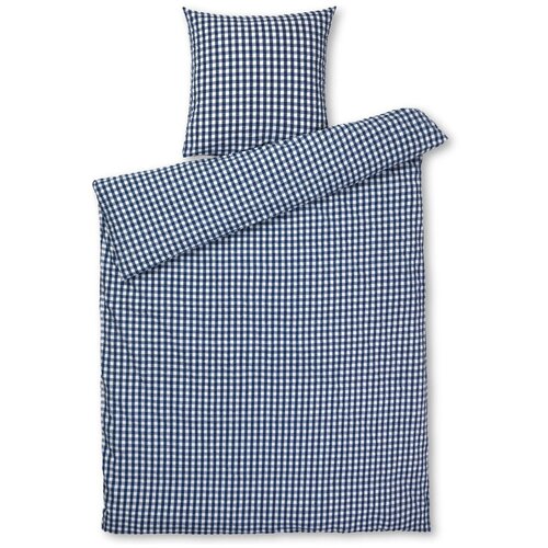 JUNA Temno modra enojna podalj&amp;scaron;ana posteljnina iz krepa 150x210 cm B&amp;aelig;k&amp;amp;B&amp;oslash;lge &amp;ndash; Slike