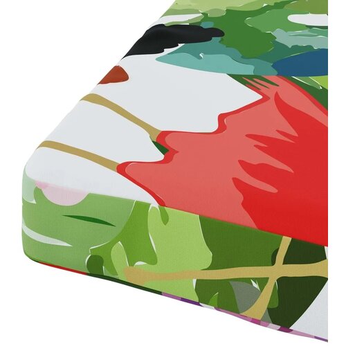  Jastučići za sjedalo od 4 dijela SOEST 4 kom. 100% poliester - Vi&amp;scaron;ebojna (poliester) 40 x 40 x 3 cm 4 Slike