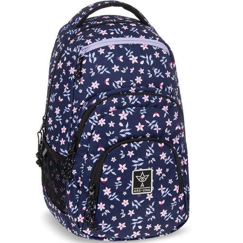 Ars Una Navy Bloom AU-2 &amp;scaron;kolska torba, ruksak 32x46x22cm Slike