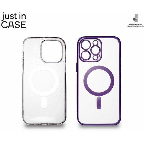 Just In Case 2u1 Extra case MAG MIX paket LjUBIČASTI za iPhone 14 Pro Max Slike