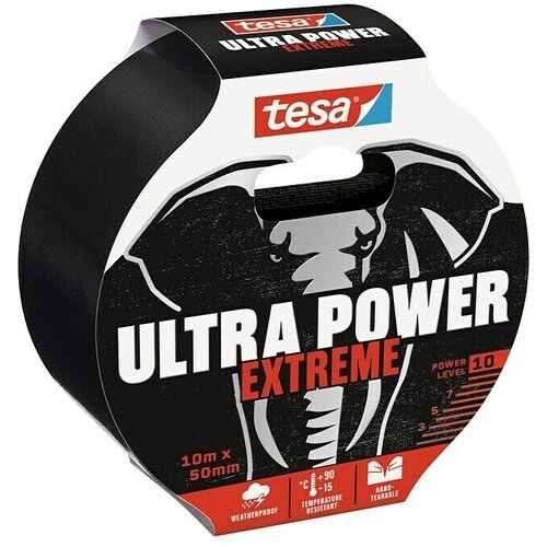 Tesa Ultra Power Vlaknasta traga za popravke (Crne boje, 10 m x 50 mm) Cijene