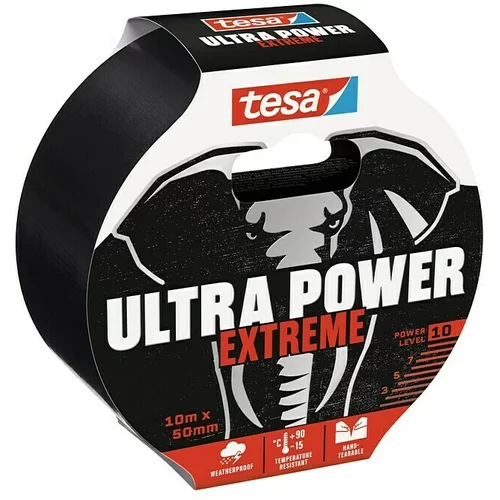 Tesa Ultra Power Vlaknasta traga za popravke (Crne boje, 10 m x 50 mm)