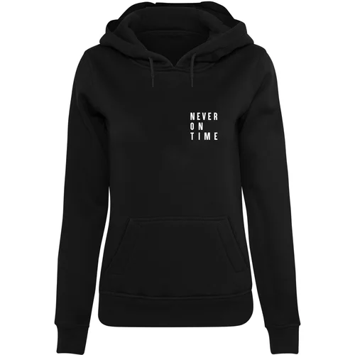 Mister Tee Women's Never On Time Hoody black