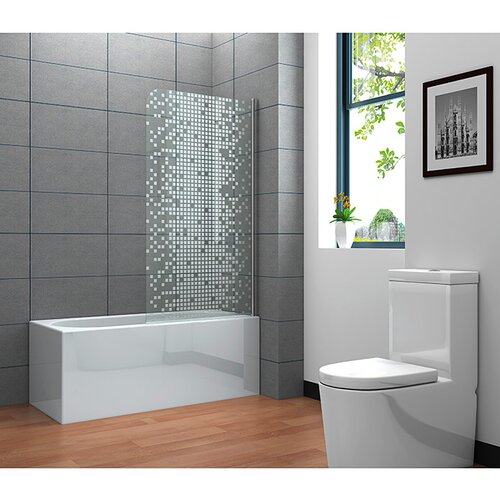 Corniche stena za kopalno kad pikto ii (80 x 140 cm, enodelna, srebrni profil, steklo: 4 mm) Slike