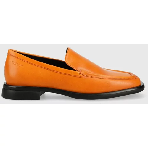 Vagabond Shoemakers Usnjeni mokasini BRITTIE ženski, oranžna barva, 5451.001.44