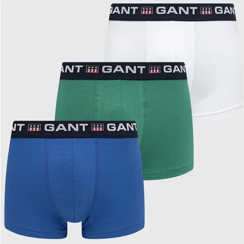 Gant Boksarice 3-pack moški, zelena barva