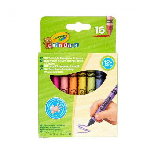 Crayola trouglaste vostane bojice 16 kom ( GAP256316 ) GAP256316 Cene
