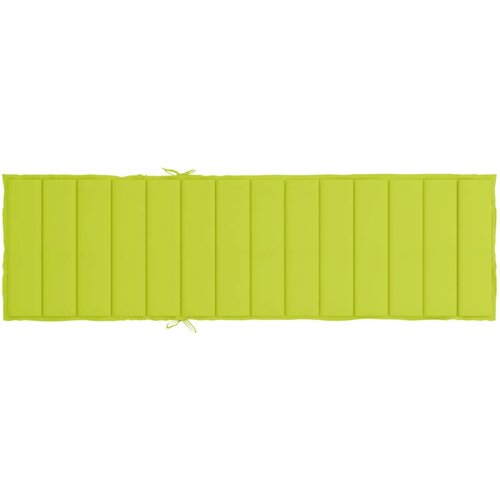  Jastuk za ležaljku jarkozeleni 200 x 60 x 3 cm tkanina Oxford Slike
