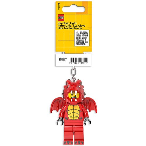 Lego Minifigure privezak za ključeve sa svetlom: Tip u odelu zmaja ( LGL-KE196H ) Slike