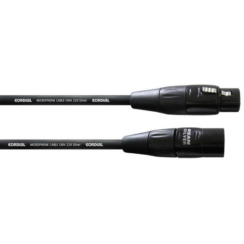 Cordial 2\,5 M REAN 2.5 m črne barve XLR-F/XLR-M, (20428116) Cene