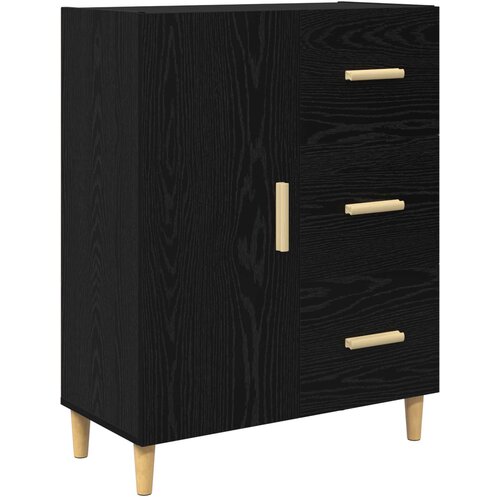  Kreveta Crni hrast 69,5 x 34 x 90 cm Konstruirano drvo Slike