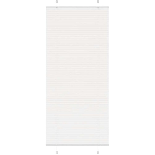 VidaXL Plisirana žaluzija Bela 100x200 cm &amp;Scaron;irina tkanine 99,4 cm Slike
