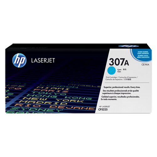  HP 307A moder/cyan (CE741A) - original Cene