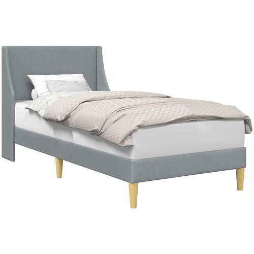 vidaXL Konstrukcija postelje Svetlo siva 100 x 200 cm blago, (5000142059) Cene