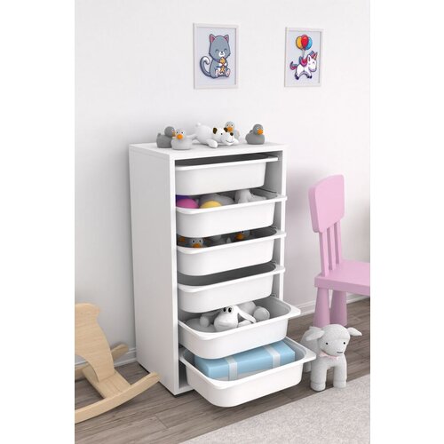 Hanah home višenamenska polica bronz 6N white Cene