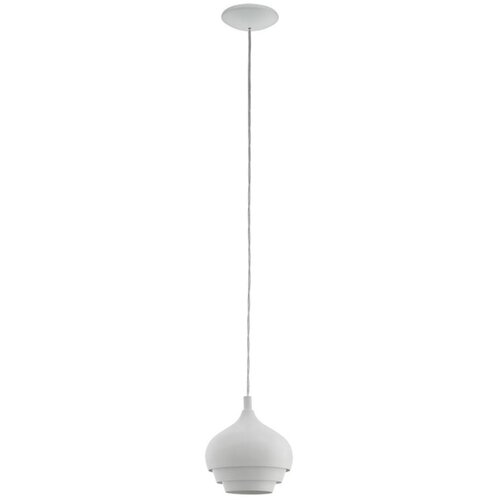 Eglo 97212 - visilica na sajli camborne 1xE27/60W/230V, bela, prečnik 190 mm Cene