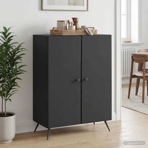  Kreveta Crna 66 x 34,5 x 90 cm Konstruirano drvo Cijene