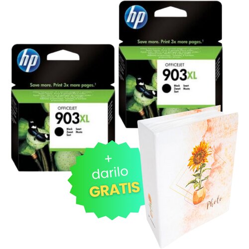HP Komplet kartuš T6M15AE nr.903XL (črna), original, 2 kosa + DARILO GRATIS Cene