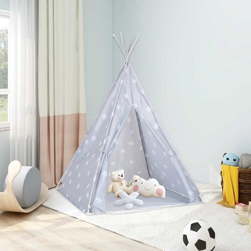 vidaXL Otro&scaron;ki tipi &scaron;otor z vrečo poliester siv 115x115x160 cm Cene
