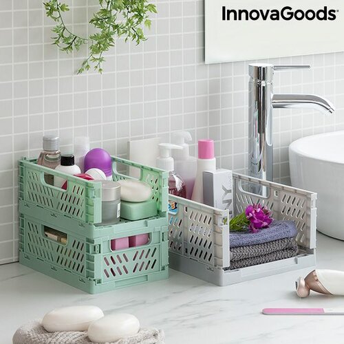 InnovaGoods Set od 3 preklopive i složive kutije za pospremanje Boxtor Slike