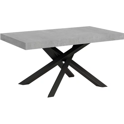 Itamoby   Volantis (90x160/420 cm) - siva, barva nog: antracit - raztegljiva jedilna miza, (20841930)
