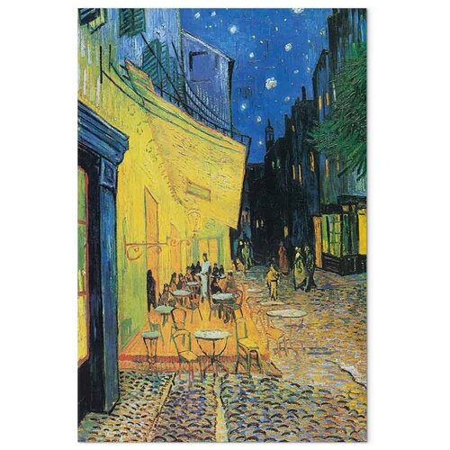  Slika - Vincent van Gogh &amp;ndash; Caf&amp;eacute; Terrace at Night 80x120 Premium Print Slike