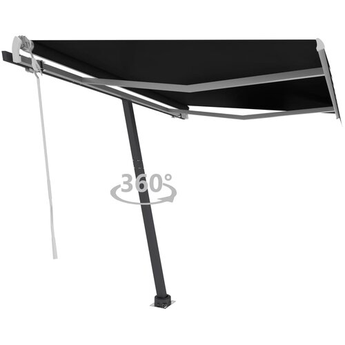 vidaXL samostojeća tenda na ručno uvlačenje 300 x 250 cm antracit Cijene