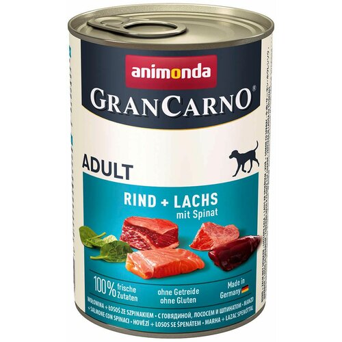 Animonda gran carno pas adult govedina, losos i spanać 400g Cene