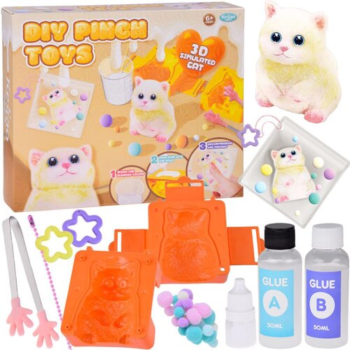 Serija kreativnih kompleta: DIY CATS SLOOMER - antistresni privjesak za ključeve ZA5983 Cene