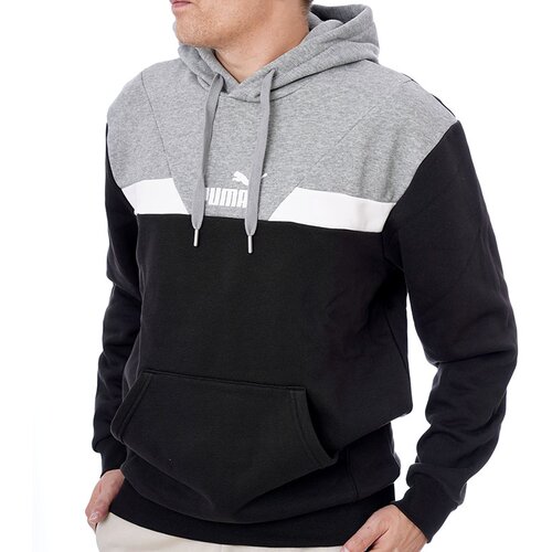 Puma duks power colorblock hoodie fl za muškarce Slike