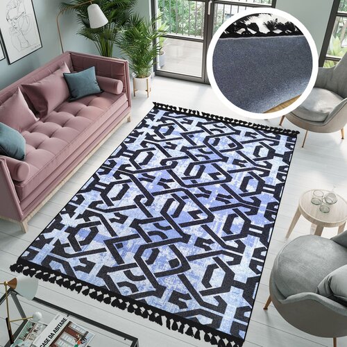 ARMONIA tepih 160cm x 230cm sa resama Ornament plava Cene