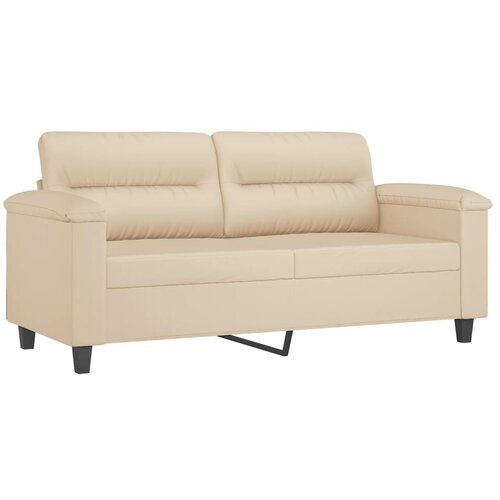 Maison Chic kavč - Sofa - Kanape dvosed krem 140 cm tkanina iz mikrovlaken, (21727036) Cene