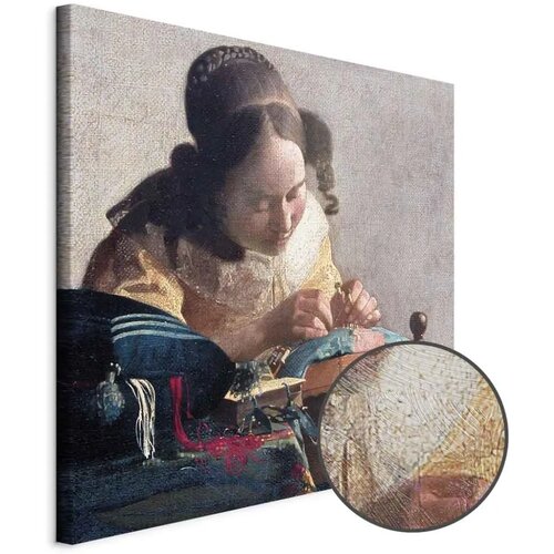  Slika - Jan Vermeer – The Lacemaker 80x80 Premium Print Cene
