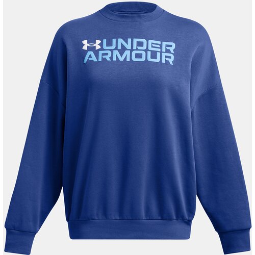 Under Armour Women's sweatshirt Rival Fleece WordmarkOS Crew-BLU - Women's Cene