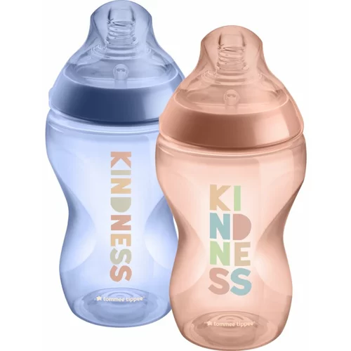 Tommee Tippee C2N Closer to Nature Girl steklenička za dojenčke 2 ks 3m+ 2x340 ml