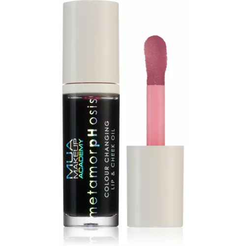 MUA Makeup Academy Metamorphosis oljast sijaj za ustnice za ustnice in lica dišave Bubble-Hun (Bubblegum) 7 ml