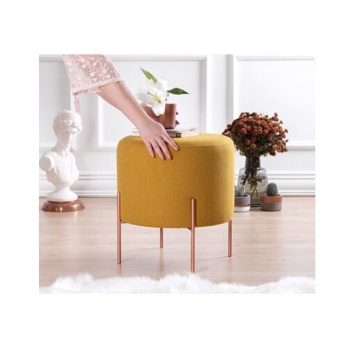 Balcab Home Copper 49 - Mustard Mustard Pouffe Cene