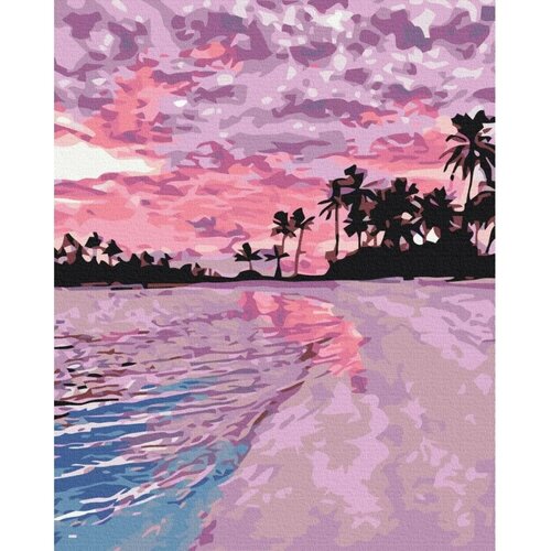  Slika za samostalno slikanje - Paradise sunset 40x50 Slike