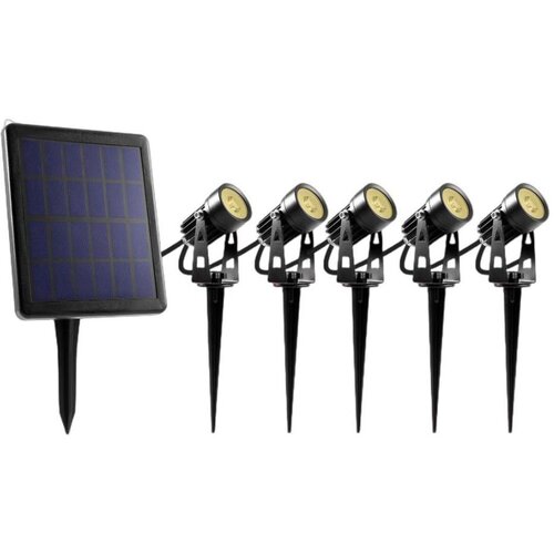Retlux KOMPLET 5x LED spolja&scaron;njih svetiljki sa solarnim panelom, 4000 mAh, IP44 Cene
