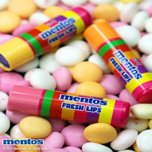 Rude Cosmetics set balzama za usne MENTOS FRESH LIPS Tropical Mix 4 g Slike
