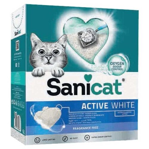 Sanicat Active White posip za mačke 6L Cene