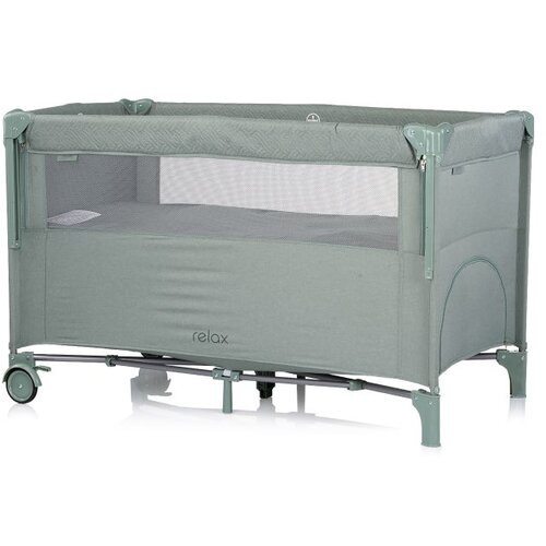 Chipolino putni krevetić s pomičnom stranicom Relax Basil Linen Slike